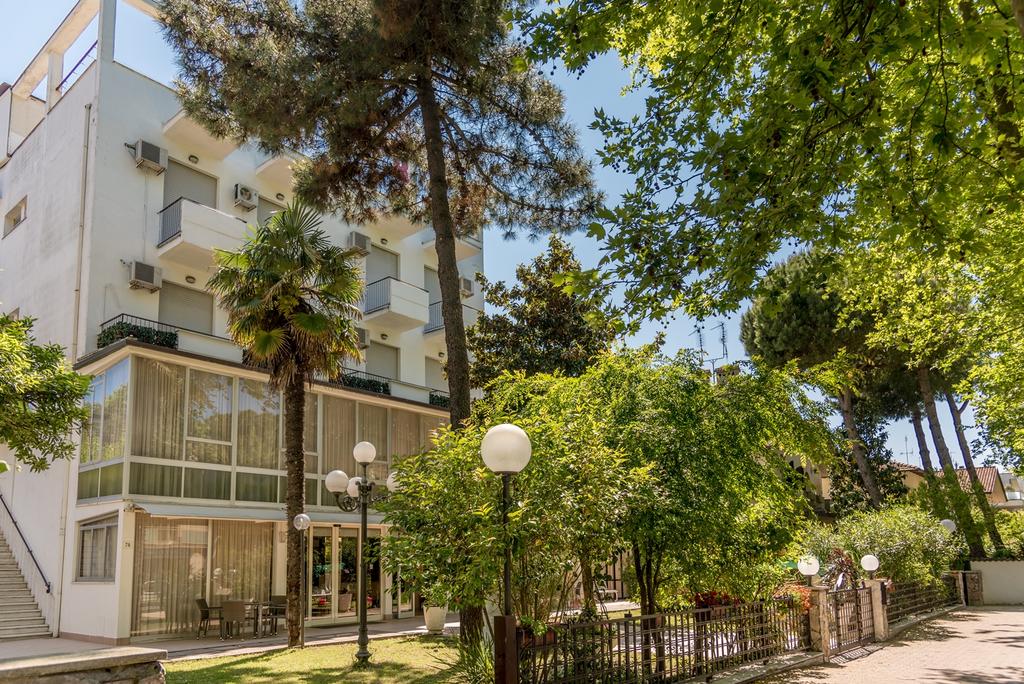 Das Hotel Verde Luna in Cervia am Meer